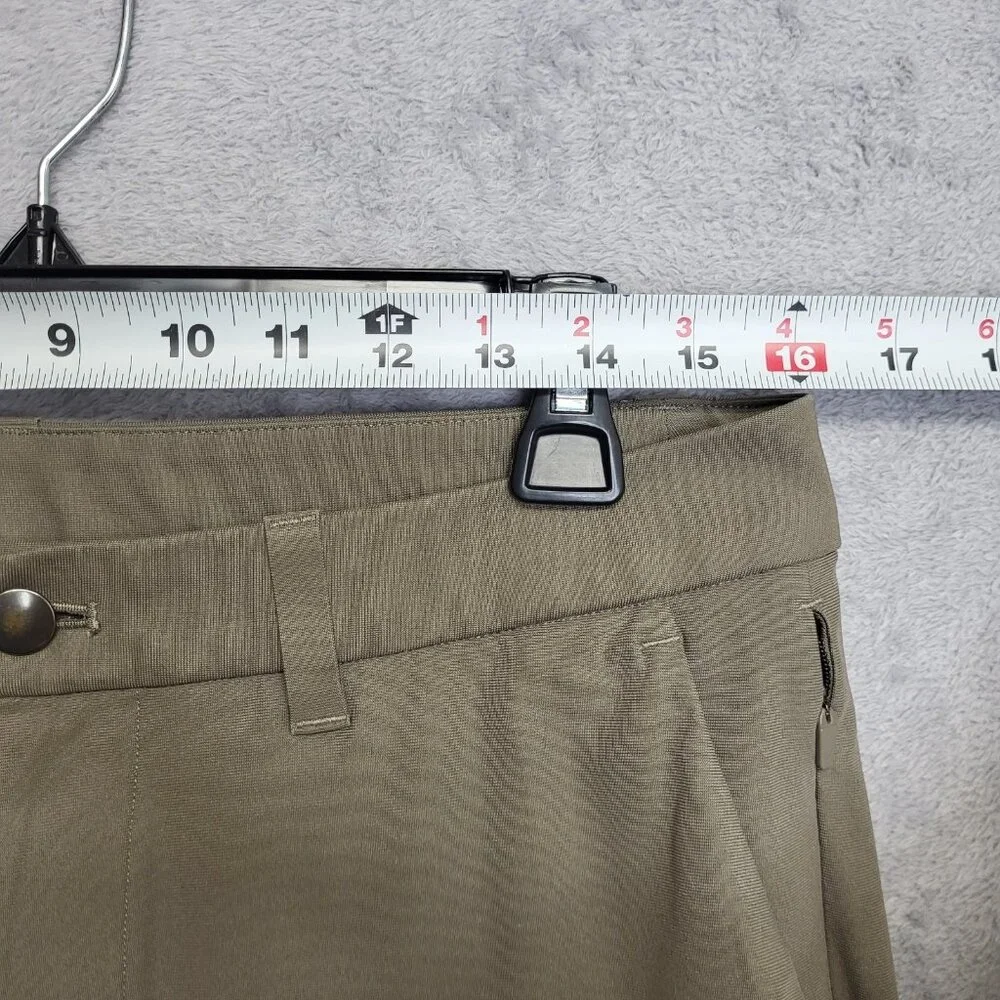 Lululemon Pants Mens 32x26 Brown ABC Classic Fit Warpstream Cut Off Distressed